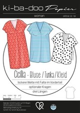 Schnittmuster Kibadoo Bluse / Tunika / Kleid Cicillia