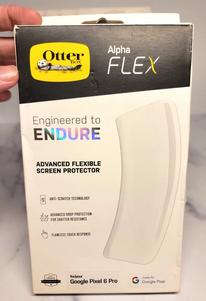 6X OtterBox Alpha Flex Endure Series Screen Protector for Google Pixel 6 Pro - Image 2 of 4