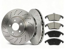 2x Bremsscheiben 4x Bremsbeläge Vorne für Mercedes-Benz C-Klasse W204 C204 S204