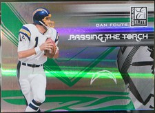 2007 Donruss Elite - Passing the Torch Football Dan Fouts / Phillip Rivers #P NM