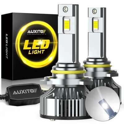 AUXITO 9006 HB4 LED Headlights Low Beam Bulbs 24000LM 500% Brighter CANBUS 6500K