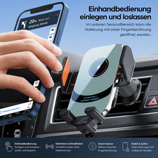 Handyhalterung Auto MagSafe mi kabelloser  Lade Funktion - inkl. Kabel & Magnet
