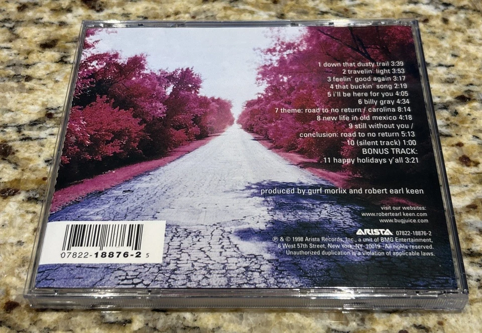 ROBERT EARL KEEN- WALKING DISTANCE CD ARISTA 1998 Foto 3 de 3