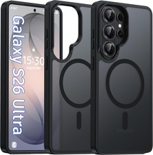 Magnetic for Samsung Galaxy S26 Ultra Case Matte Frosted Translucent Shockproof