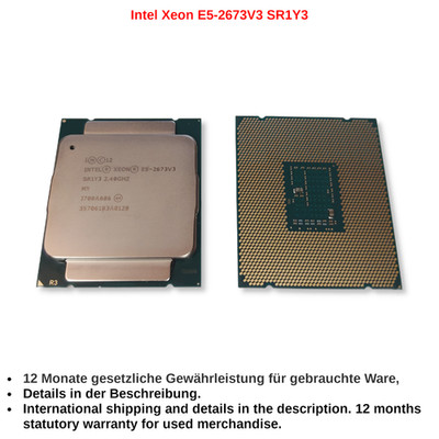 Processor CPU Intel Xeon E5-2673 V3 SR1Y3 12c/24t 2.40-3.20GHz LGA2011-3