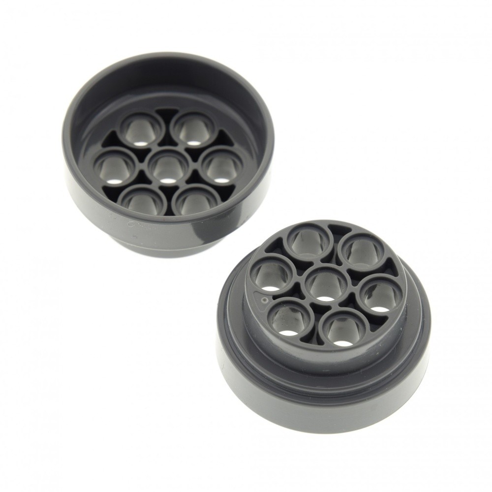 2x Lego Technic Rim 31x15 New-Dark Gray Solo Wheel Star Wars 4549886 60208