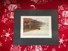 ALFRED HEATON COOPER,  ART PRINT , MOUNTED MATTED , Coniston Lake