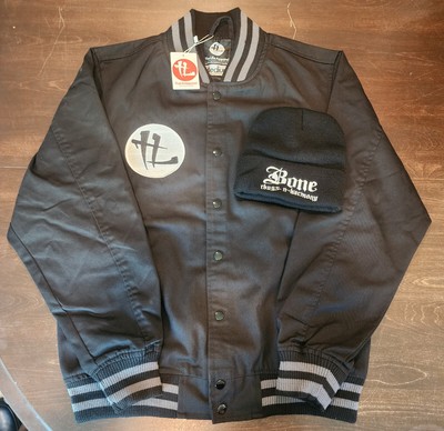 Bone Thugs N Harmony The Life Apparel Varsity Jacket Size M Plus Beanie Bundle