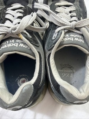 New Balance 993 11 Made In USA Black White MR993BK Used | eBay