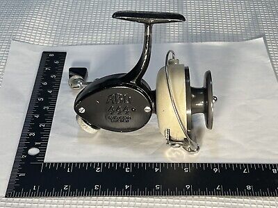 ABU 444 Vintage Spinning Reel Black Satin & Off-White Bezel ABU 444 Vintage Spinning Reel Black Satin & Off-White Bezel