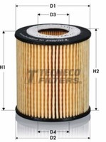 ÖLfilter Grande Punto Croma Sedici 159 1.9 Multijet OL010045E Tecneco