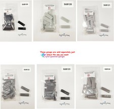 20 Crystal Subway Glass Mosaic Tiles 1/2"x1.5"x 4mm thick in your Mosaic Design