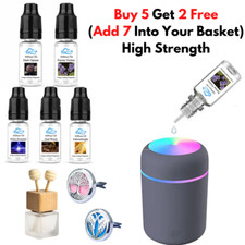 10ml Reed Diffuser Refill Fragrances Oil Air Freshener Perfume Scents Car Home