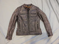 Milwaukee Leather Women's Distressed Vented Scooter Leather Jacket