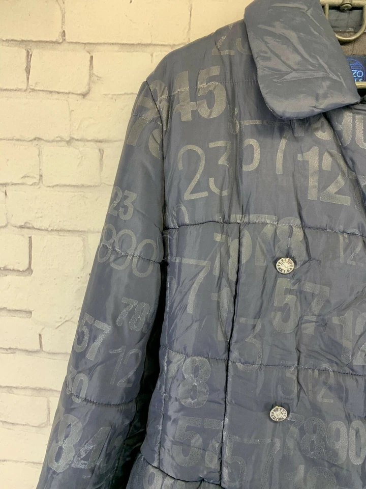 KENZO JEANS CASUAL MUJER ABRIGO PUFFER CHAQUETA ORIGINAL TALLA M Foto 4 de 4