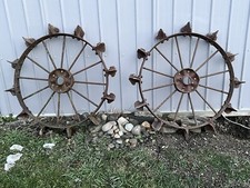 Antique Steel Wheels Farm Tractor (2) Buyer Pays All Shipping Charges