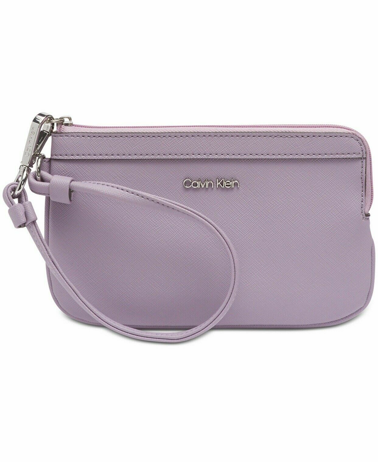 calvin klein janae orchid logo tote