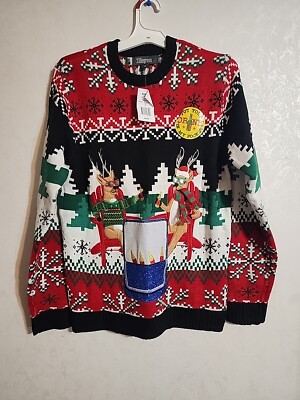 33 Degrees Kohl's Ugly Christmas Sweater with Drink Pocket