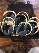 Set Of 8 Unbranded/Generic Ear-Cup (Over the Ear) Headphones H88 ,Mixer and Case