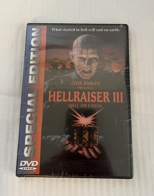 Hellraiser 3 III Special Edition Horror Clive Barker (2001 DVD) Brand New Sealed