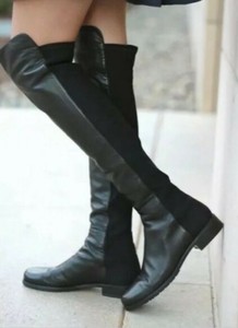 stuart weitzman 5050 mid boot black