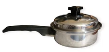 Inkor 1 Quart Sauce Pan Pot 3 Ply Stainless Steel 18-8 Made in USA