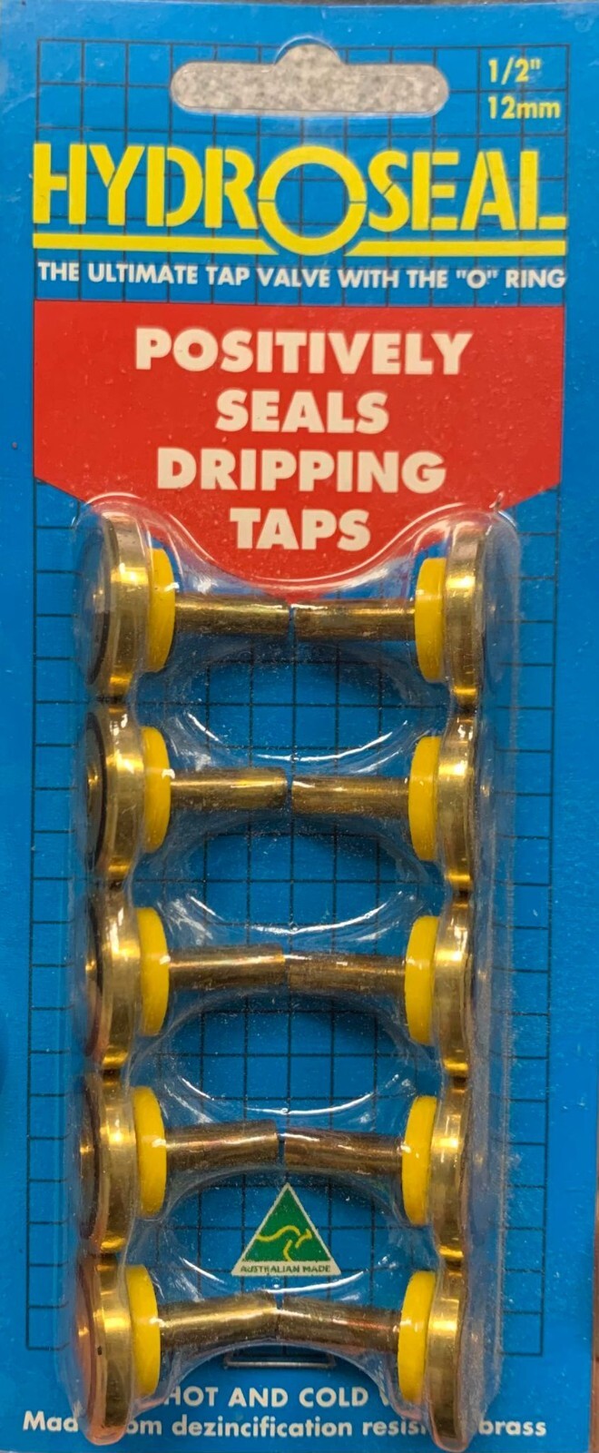 HydroSeal Tap Washer Jumper Valves Pk10 12mm Made in Australia for sale