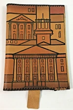 Leather Book Cover 8 5/8" x 6" Tooled Leather