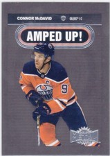 21/22 SKYBOX METAL UNIVERSE..CONNOR McDAVID..AMPED UP..CARD # AU-1..OILERS