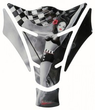Tankpad Motorrad 3D Aufkleber Pin Up Girl Racing Lackschutz Tankschutz : Form 15