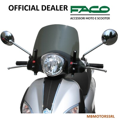 FACO CUPOLINO PARABREZZA BASSO FUMÈ PIAGGIO LIBERTY RST MOC 50 125 150  200
