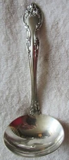 Melrose Gorham Sterling Silver Gravy Ladle Heavy Weight