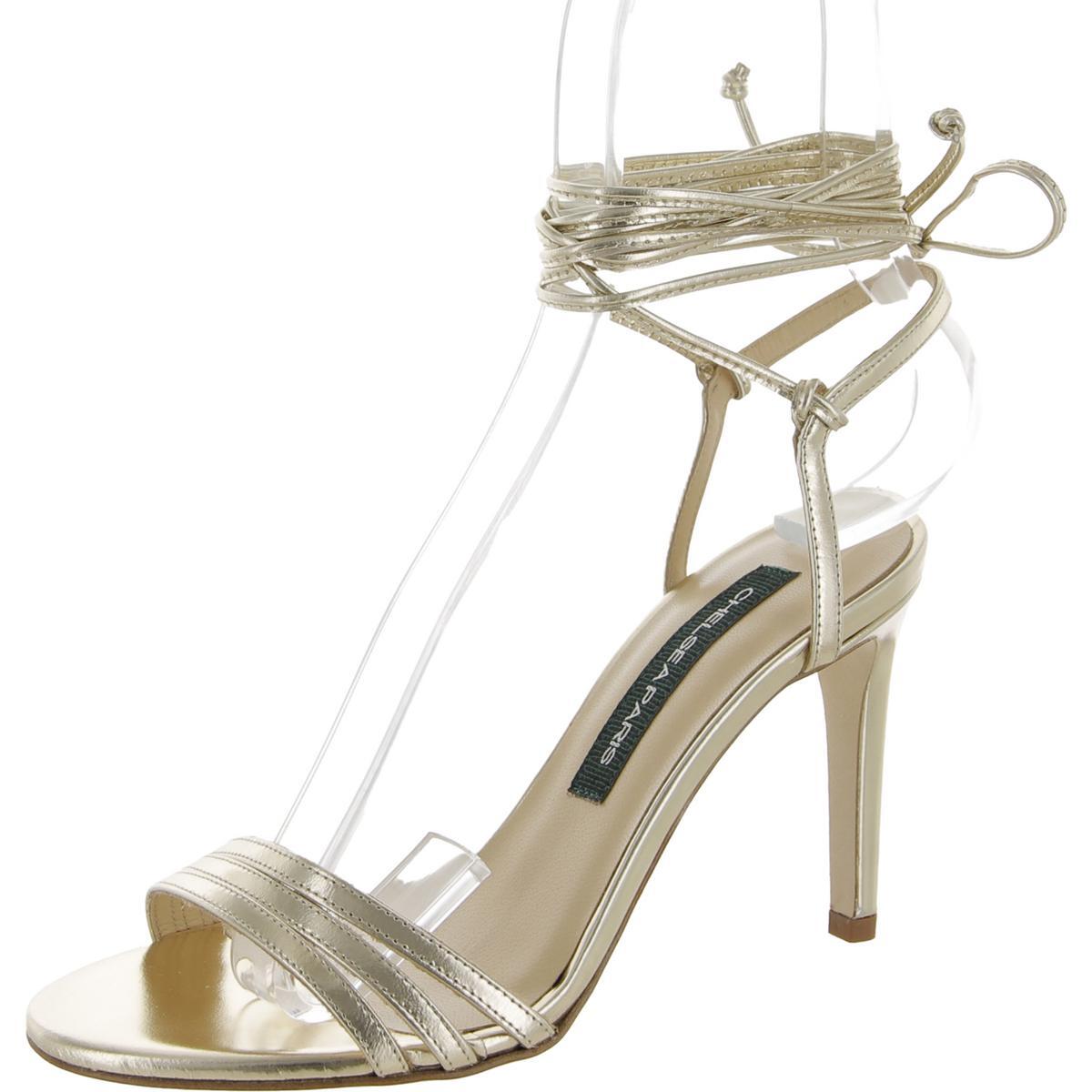 Женские нарядные туфли-лодочки Chelsea Paris из натуральной кожи Sasha Gold 395 BHFO 6576 31890₽