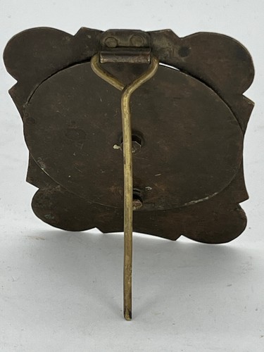 Calandar Perpetual LATÓN PARA 20 AÑOS 1940 A 1960 pátina soporte de mesa 3 X4" - Imagen 5 de 13