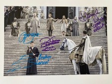 GAME OF THRONES CAST 4x In Person Signed Autograph 20x30cm