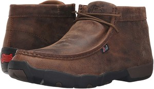 justin men's waxy driver moc casual shoes