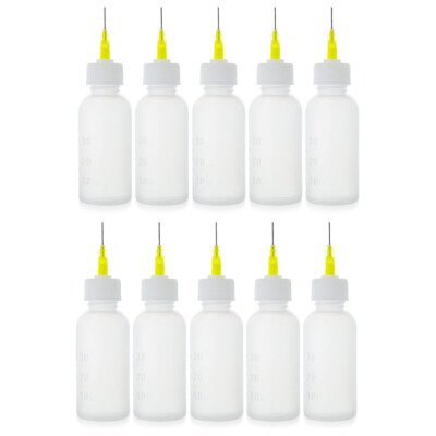 30ml Precision Applicator Bottles, 10Pcs Needle Tip Squeeze Bottle Small Squeeze