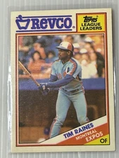 1988 Topps Revco League Leaders TIM RAINES #5 Montreal Expos HOF