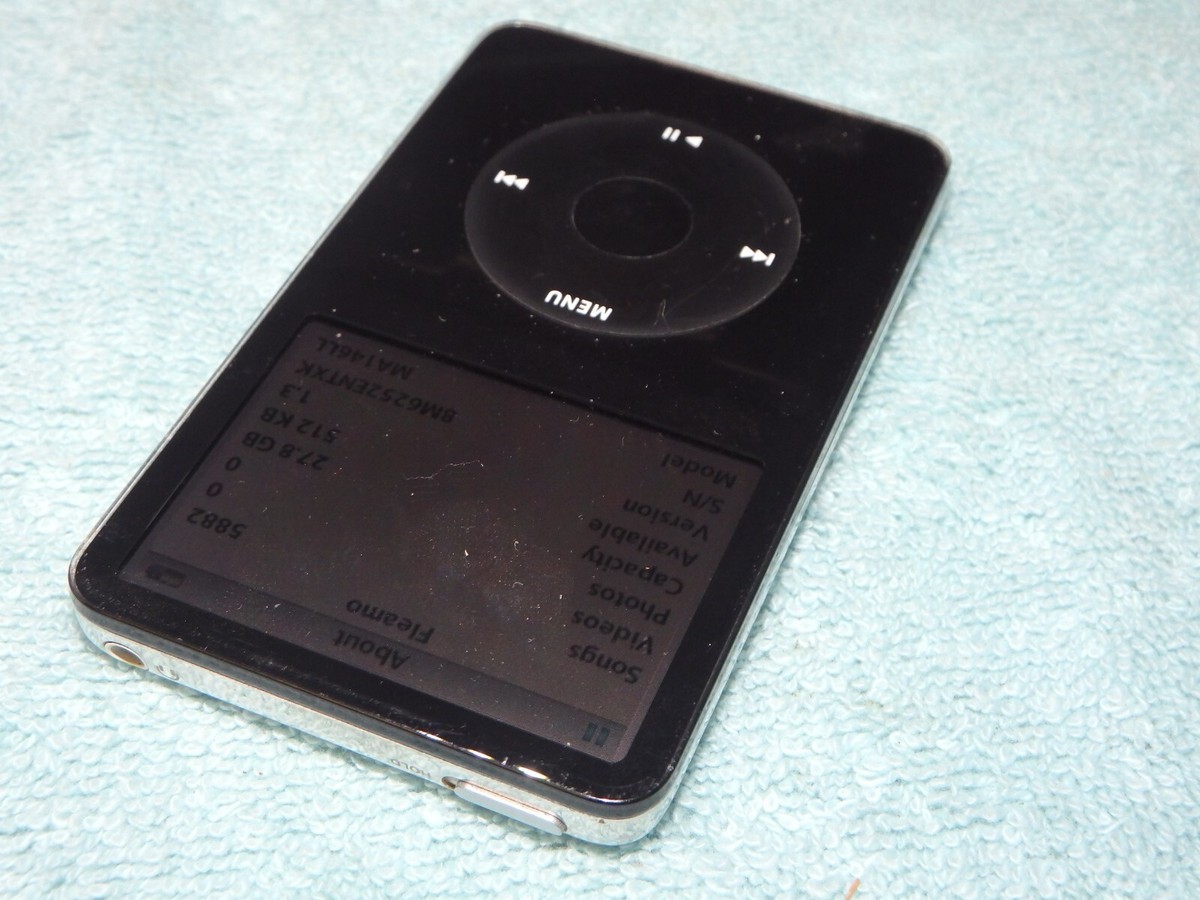 Apple iPod 第5世代30GB A1136 ブラック Apple A1136 30GB iPod Video 5th Generation - Black - CIB