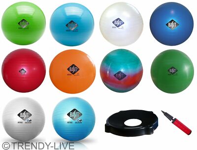 BASIT Gymnastikball Sitzball Fitnessball Ball Bürostuhl Farbe und Größe wählbar