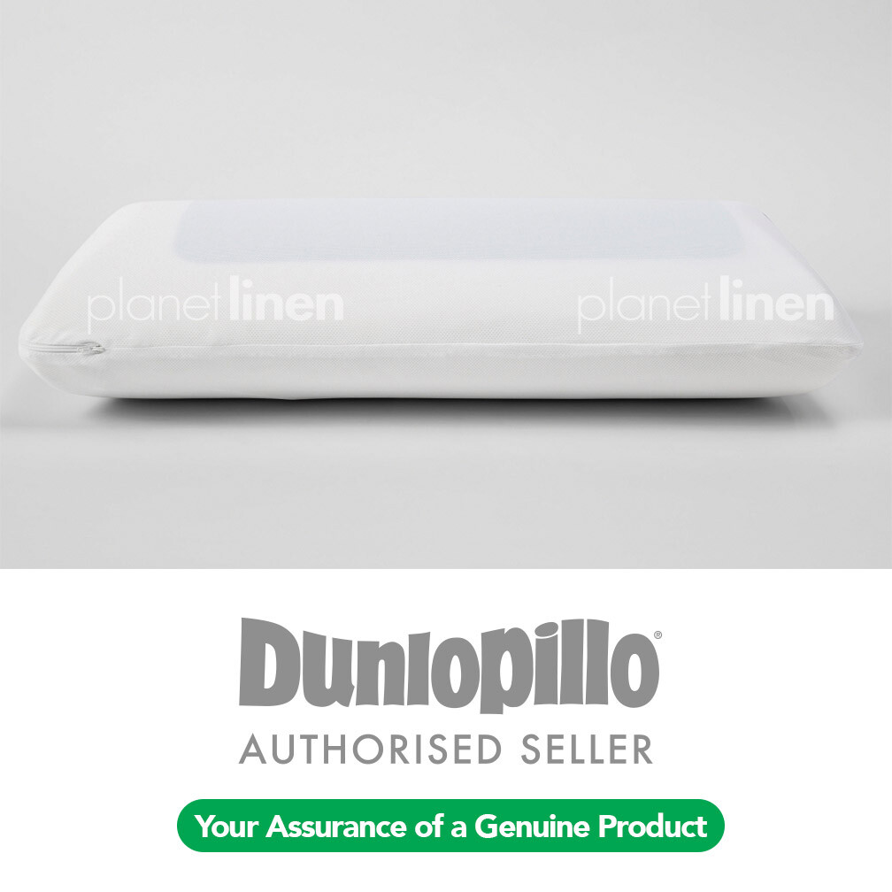 DUNLOPILLO Therapillo Medium Profile Cooling Gel Top Premium Memory Foam Pillow eBay