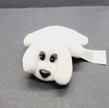 Vintage 1995 Mini Pound Puppies White Puppy Dog 3 Tiny