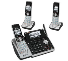 2-Line Home Office Answering System with 3 Cordless Phones Set TL88102 + 2 88002