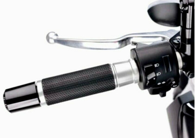 PUIG HI-TECH ASCENT GRIPS 1994 KAWASAKI KLE500 SILVER #3553P | eBay