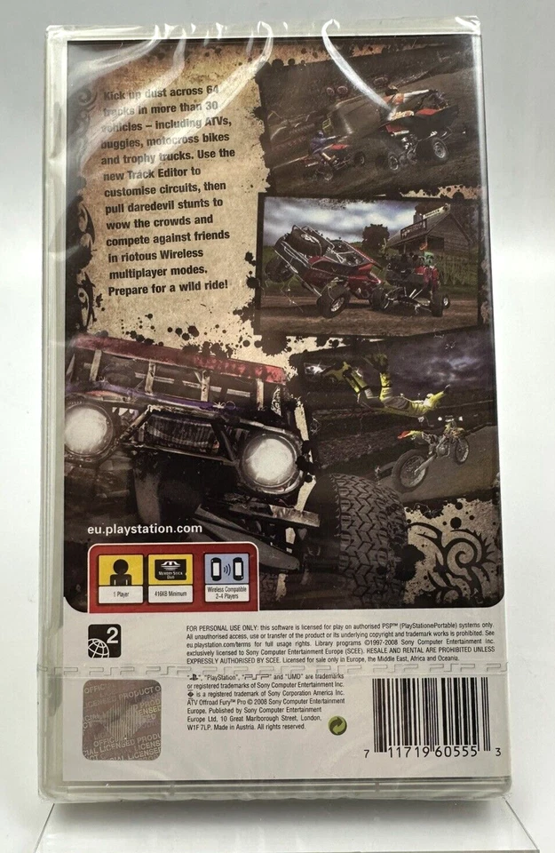 PSP ATV Offroad Fury Pro (2008), UK Pal, Brand New & Sony Factory Sealed - Image 2 of 4