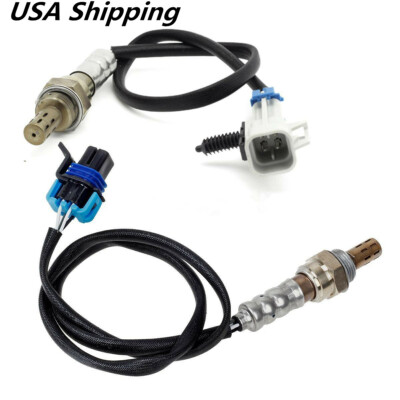 2pcs Oxygen O2 Sensor For Chevrolet Cobalt 2005 06 07 2008 Upstream & Downstream