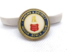 Barking & District Indoor Bowls Club - Bowling Club Badge Pin Pinback