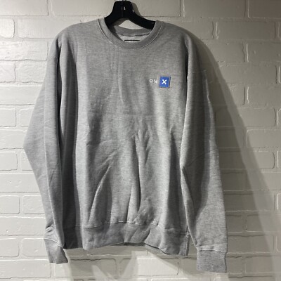 NEW - ON X Backcountry Pullover Crewneck Sweater Heather Grey - SMALL