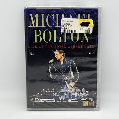 Michael Bolton Live at Royal Albert Hall (DVD 2010, Widescreen) Brand New Sealed