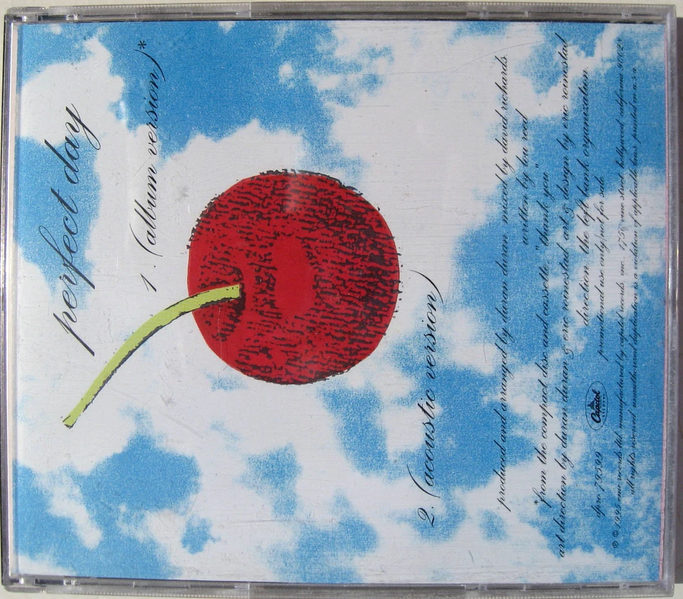 DURAN DURAN CD Perfect Day USA PROMO 2 Track w/ Sticker MINT / UNPLAYED - Image 4 of 4